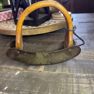 Antique Kitchen, Vegetable‎ Chopper, Rocker Blades, Primitive Farmhouse